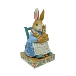 Mrs Rabbit in Rocking Chair Figurine Beatrix Potter by Jim Shore