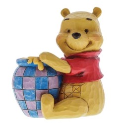Winnie the Pooh with Honey Pot Mini Figurine Disney Traditions