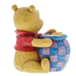 Winnie the Pooh with Honey Pot Mini Figurine Disney Traditions