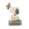 The Perfect Landing Snoopy with Butterfly on Nose Figurine Peanuts