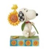 Sunsational Friendship Snoopy Sunflower Figurine Peanuts