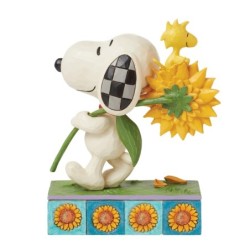 Sunsational Friendship Snoopy Sunflower Figurine Peanuts