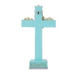 Cross with Lilies and Dove Figurine Heartwood Creek