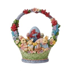 Easter Cheer Found Here 17th Annual Easter Basket with Four Eggs Heartwood Creek