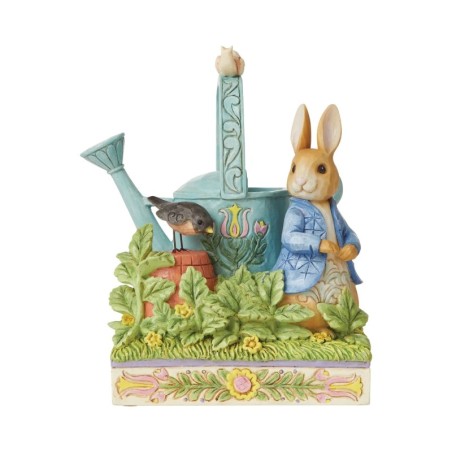 Caught in Mr McGregor's Garden Peter Rabbit Figurine