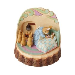 Mrs Rabbit and Bunnies Carved by Heart Figurine Beatrix Potter by Jim Shore