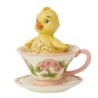 Tiny Chick in a Teacup Figurine Heartwood Creek by Jim Shore
