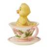 Tiny Chick in a Teacup Figurine Heartwood Creek by Jim Shore