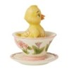 Tiny Chick in a Teacup Figurine Heartwood Creek by Jim Shore