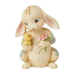 Mini Bunny Figurine Heartwood Creek by Jim Shore