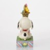 Eggcellent Tower Snoopy Woodstock Stacked Easter Eggs Figurine Peanuts