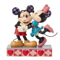 Hugs Kisses Mickey Minnie Love Figurine Disney Traditions Pre Order Due 2025