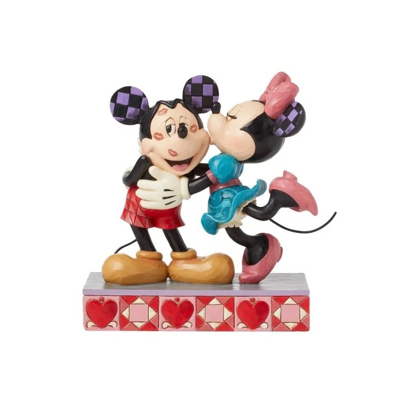 Hugs Kisses Mickey Minnie Love Figurine Disney Traditions Pre Order Due 2025