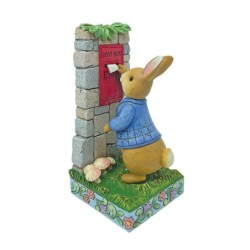 Peter Rabbit Posting Letters Figurine Beatrix Potter by Jim Shore