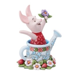 Picked for You Piglet in a Watering Can Figurine Disney Traditions