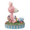 Easter Hoppyness Snoopy and Woodstock in Bunny Suits Figurine Peanuts