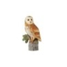 Woodland Wisdom Barn Owl Figurine Heartwood Creek