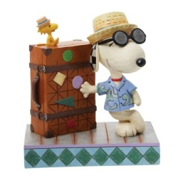 Travelling Pals Snoopy Woodstock Vacation Figurine Peanuts by Jim Shore