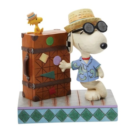 Travelling Pals Snoopy Woodstock Vacation Figurine Peanuts by Jim Shore