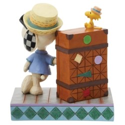 Travelling Pals Snoopy Woodstock Vacation Figurine Peanuts by Jim Shore