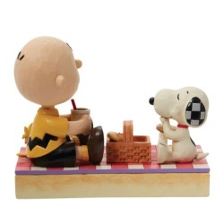 Picnic Pals Snoopy,Woodstock and Charlie Brown Picnic Figurine Peanuts by Jim Shore