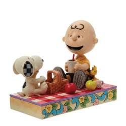 Picnic Pals Snoopy,Woodstock and Charlie Brown Picnic Figurine Peanuts by Jim Shore