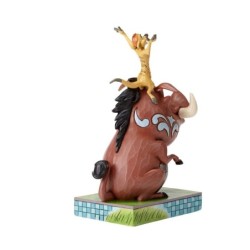 Carefree Cohorts Timon and Pumbaa Figurine Disney Traditions by Jim Shore