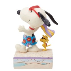 Beach Buddies Snoopy Woodstock on the Beach Figurine Peanuts by Jim Shore