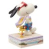 Beach Buddies Snoopy Woodstock on the Beach Figurine Peanuts by Jim Shore