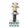 Cool Riders Snoopy and Woodstock Riding a Motorcycle Figurine Peanuts by JimShore