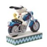 Cool Riders Snoopy and Woodstock Riding a Motorcycle Figurine Peanuts by JimShore