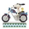 Cool Riders Snoopy and Woodstock Riding a Motorcycle Figurine Peanuts by JimShore