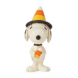 Snoopy with Candy Corn Hat Mini Figurine Peanuts by Jim Shore