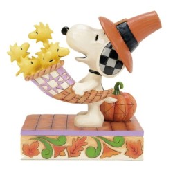 Harvest Happiness Snoopy Cornucopia Peanuts by Jim Shore