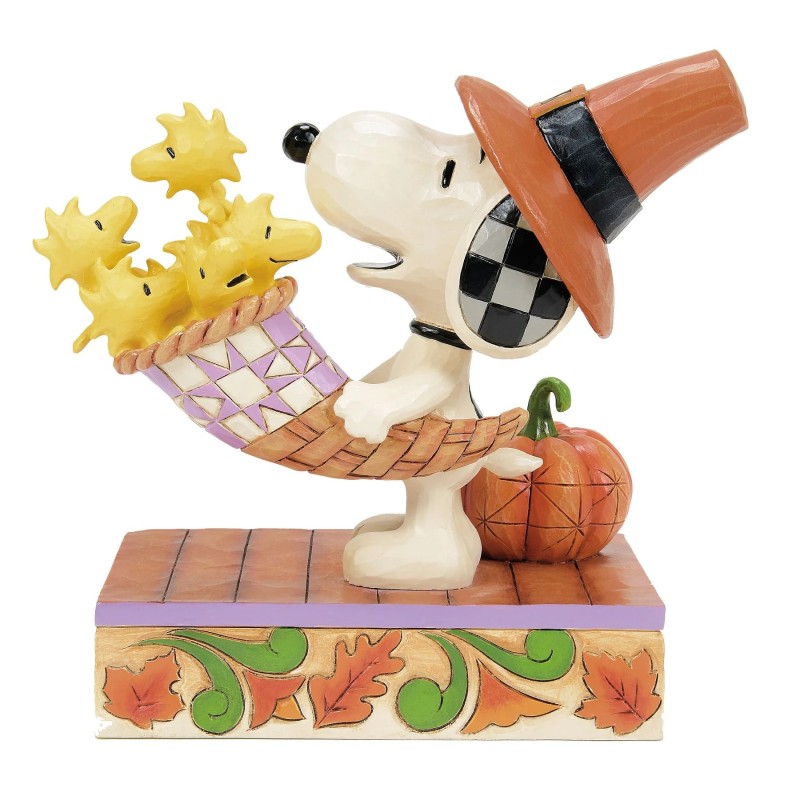 Harvest Happiness Snoopy Cornucopia Peanuts by Jim Shore