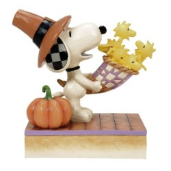 Harvest Happiness Snoopy Cornucopia Peanuts by Jim Shore