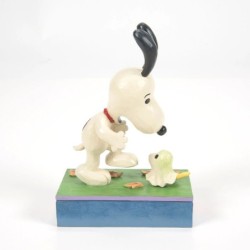 A Spooky Encounter Woodstock Scaring Snoopy Peanuts by Jim Shore