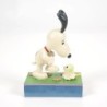 A Spooky Encounter Woodstock Scaring Snoopy Peanuts by Jim Shore