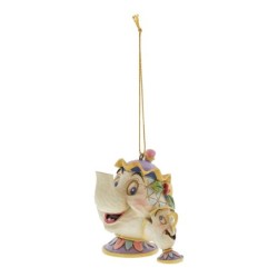 Mrs Potts Chip Hanging Ornament Disney Traditions by Jim Shore