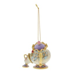 Mrs Potts Chip Hanging Ornament Disney Traditions by Jim Shore