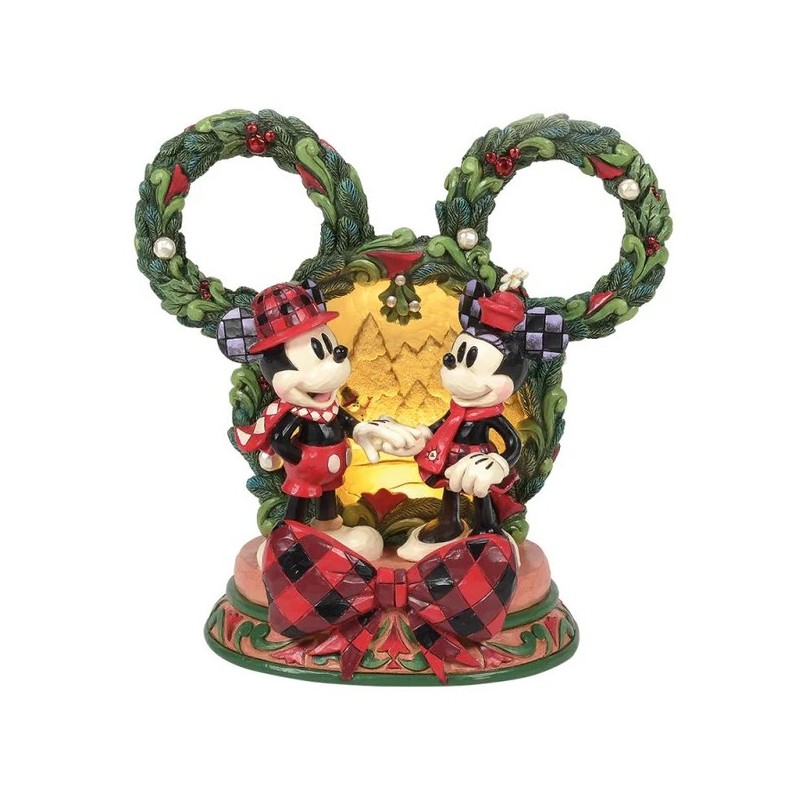 Magical Winter Moments Mickey Minnie Diorama Pre Order Due Q2 2025